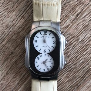 Philip Stein TESLAR Women’s Dual Time Zone Watch
